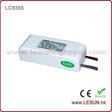 Aprobación CE 3-10X1w Conductor de corriente constante LED / fuente de alimentación LC9355